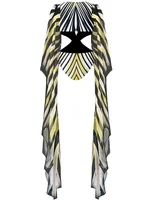 Vzvn 2026 New for Women Swimwear Bodysuit Sexy Fashion Print Swim Suit Bathing Suit Beachwear Long Sleeve One Piece Swimsuit 2