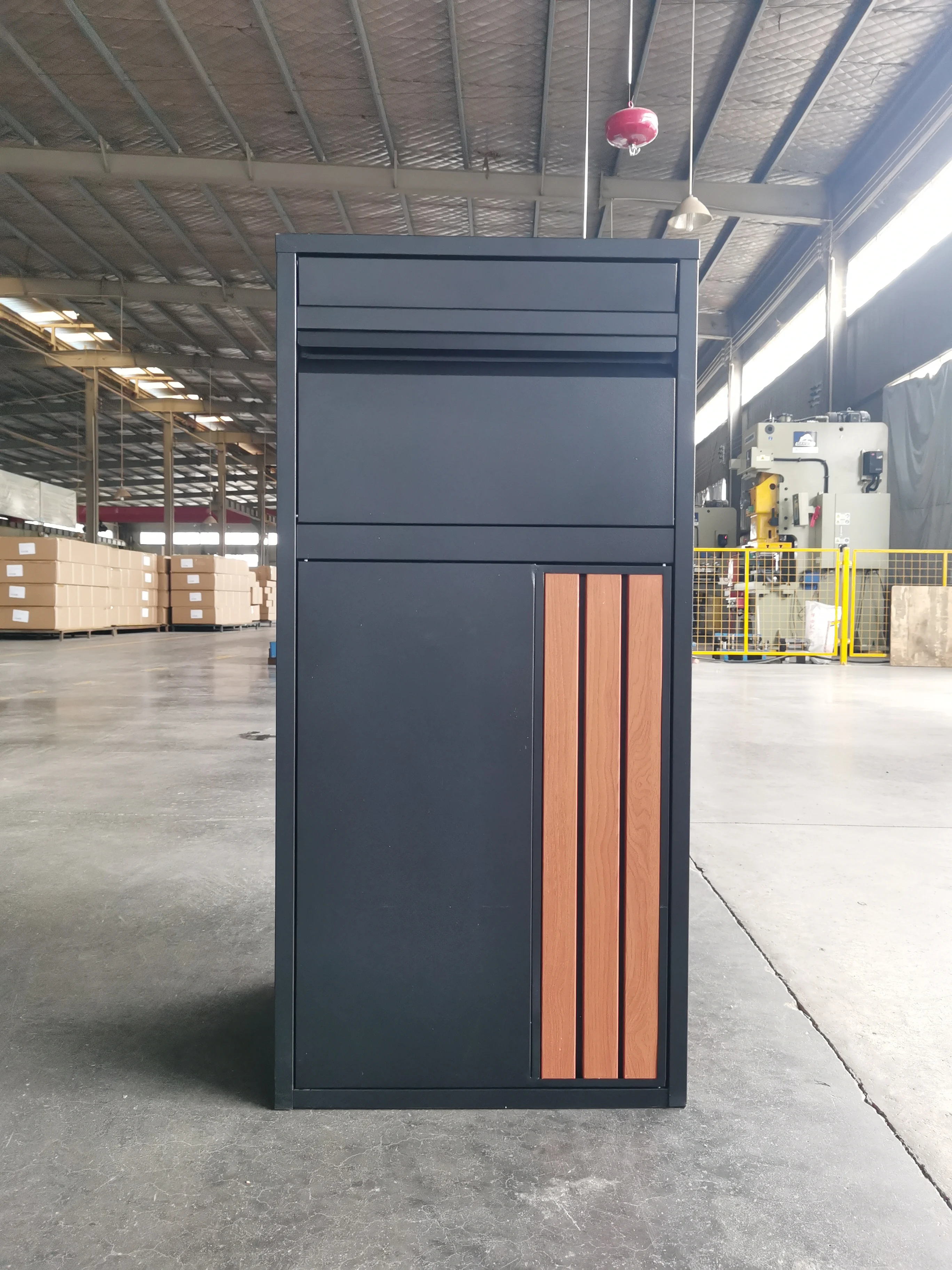 Customize Metal Home Modern Courier Small Parcel Mail Drop Box Outdoor Post Letterbox
