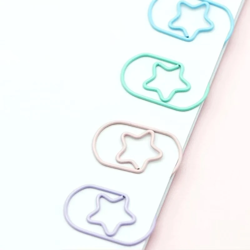 20pcs Colorful Loop Pins - Creative Stationery Bookmark Set, High Value for Money, Perfect for File Organization and Display