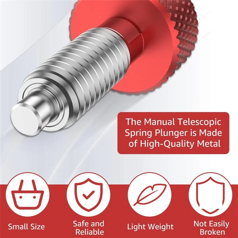 Tools 4PCS Handle Quick Release Pins Kit, Knurled Handle Stainless Steel Lock M6 Quick Release Pins for Rolling Toolbox