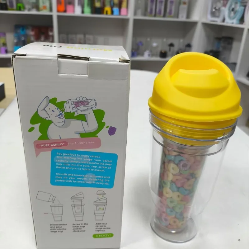 

Чашка для овсянки для завтрака, портативная чашка для салата с орехами и йогуртами, коробка для бенто для студентов и взрослых, многоразовая