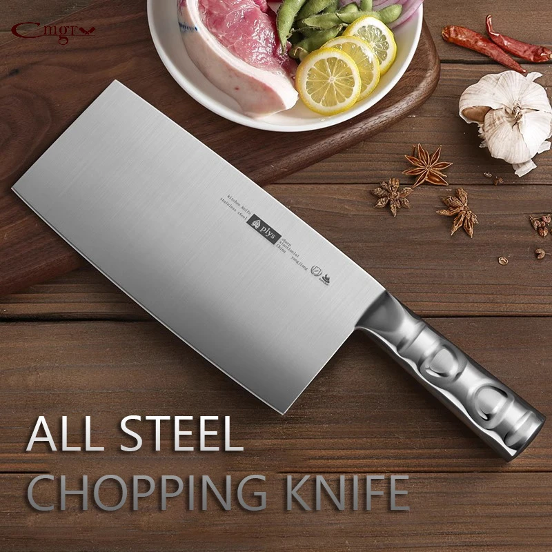 Slicing Knife Stainless Steel Household Meat Cleaver Sharp Chopping Knife Chef Knife High Hardness All Steel Multifunctional view 2