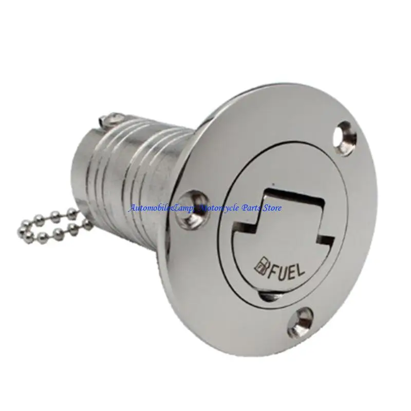 H7BD High Mirror Polish Stainless Steel Deck Filler Caps Gas Diesels Waste Water Marine Boats Yacht Deck Filler