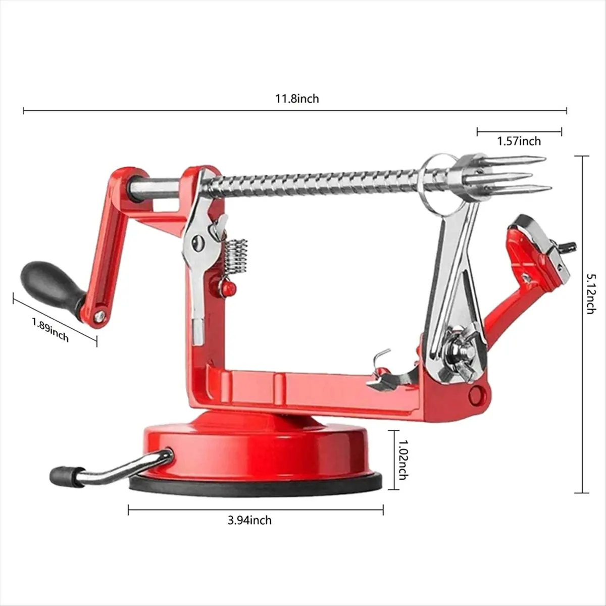A67T NEW  Peeler Corer, Peeler Slicer Corer with Stainless Steel Blades and Powerful Suction Base for and Potato