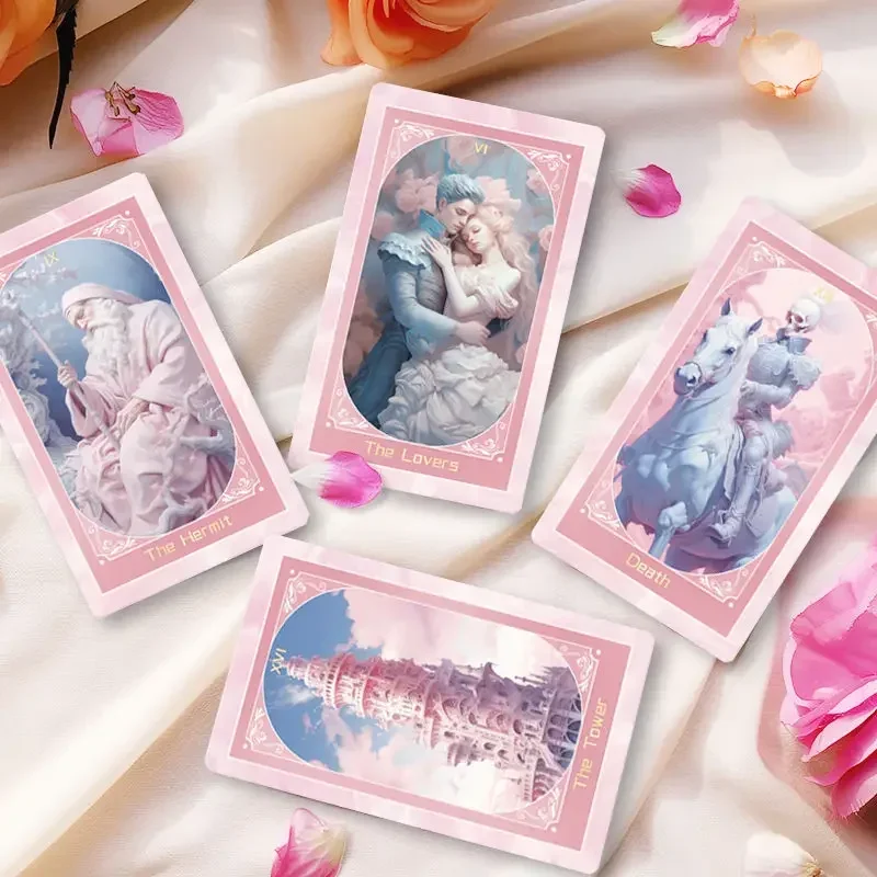 Prophecy Diving Deck Family Party Board Game Destiny Pink Love For Beginners Tarot Card Diving Collector Gifts Toys Playing