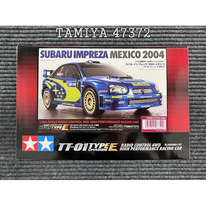 Tamiya Remote Control Car 1/10 Impreza 2004 TT01E 47372 RC Drift Car  KIT Model Toys for Boys