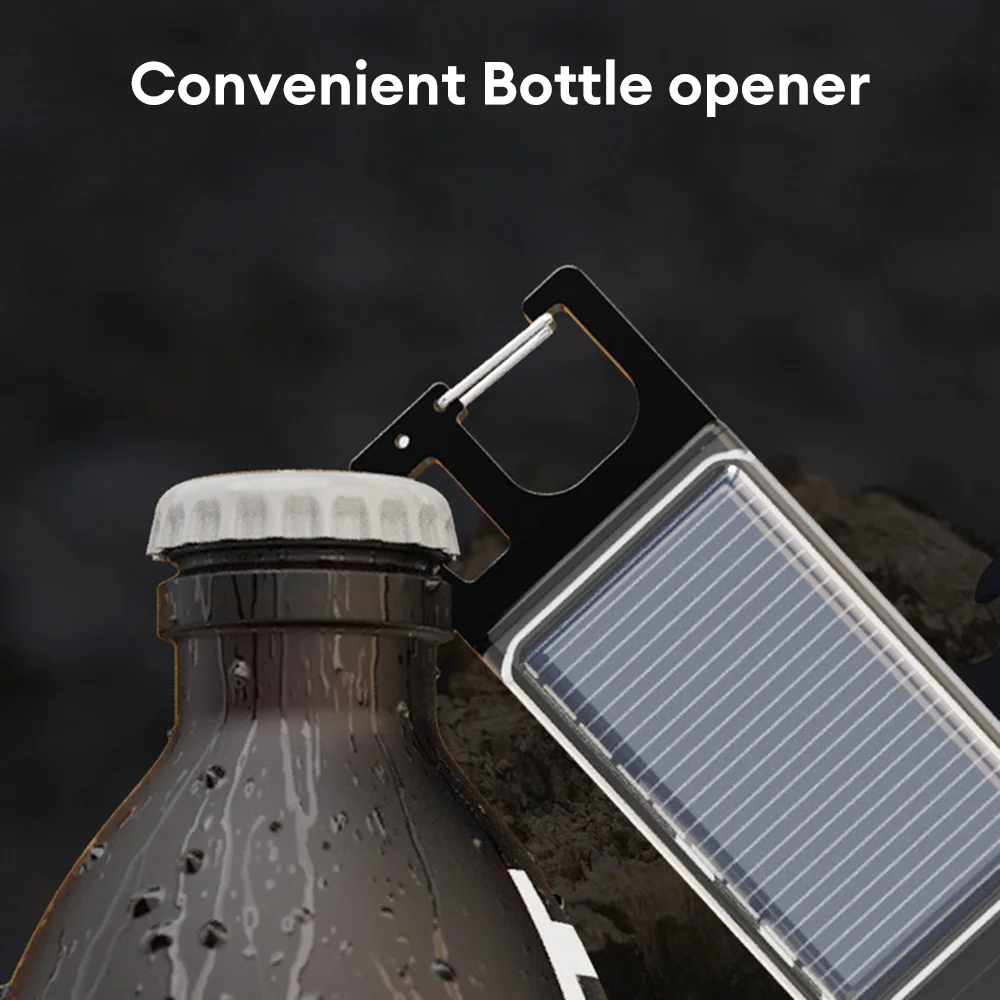 Mini Portable LED COB Flashlight Multifunctional Keychain Light USB Rechargeable Work Lights Outdoor Fishing Camping Lantern