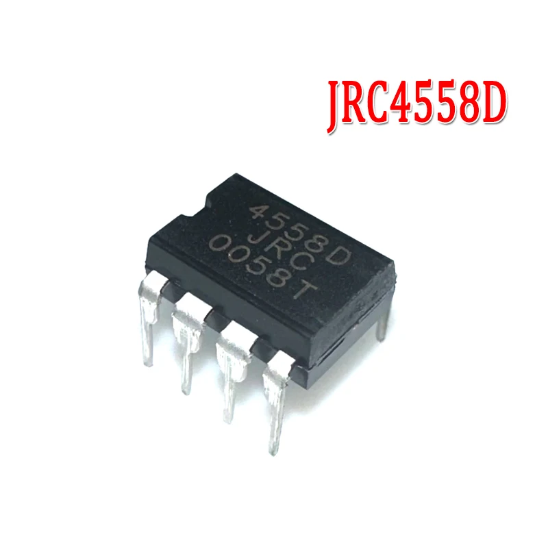 10pcs/lot Brand New & Original 4558D JRC 4558 NJM4558D Dual Operaonal Amplifier DIP8