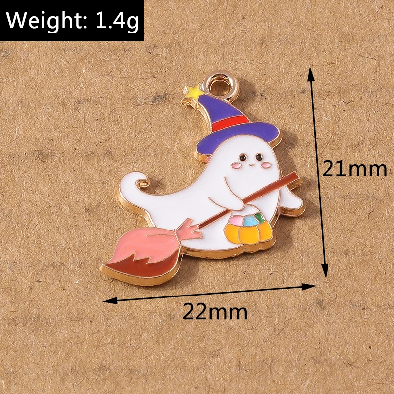 10 teile/los halloween schmetterling schädel bezaubert fledermaus anhänger für schmuck herstellung halskette ohrringe diy halloween geschenk zubehör – Detail 17