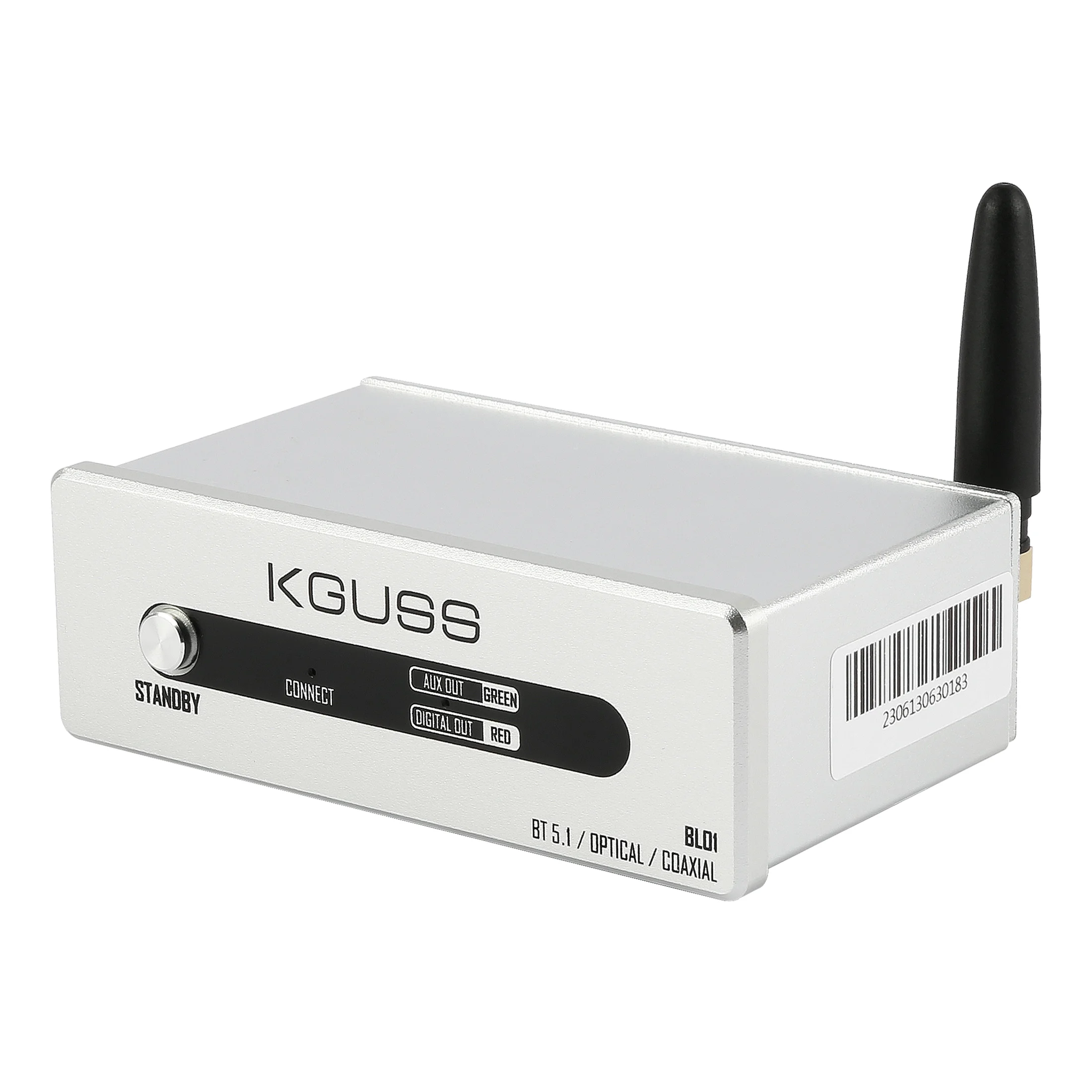 KGUSS BL01 بلوتوث 5.1 استقبال الصوت HIFI QCC3031 ضياع فك APTX HD الألياف محوري RCA الناتج DAC