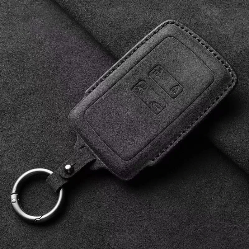 Leather Car Key Case Cover Shell For Renault Koleos Kadjar Clio Captur Megane Talisman Espace Zoe Scenic 4 Arkana Dacia Sandero