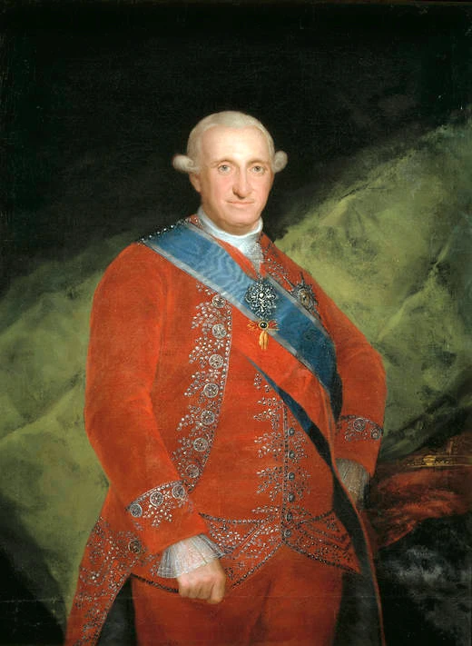 Handpainted Classical Figure Famous Oil Painting reproduction on linen Canvas,Portrait of Charle iv of spain 1789 by Goya,