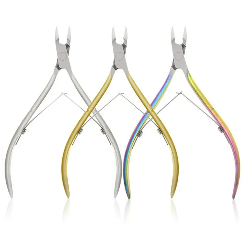 

Stainless Steel Nail Cuticle Scissors Manicure Nipper Clipper Dead Skin Remover Cutter Tweezer Pedicure Trim Eagle Beak Pliers