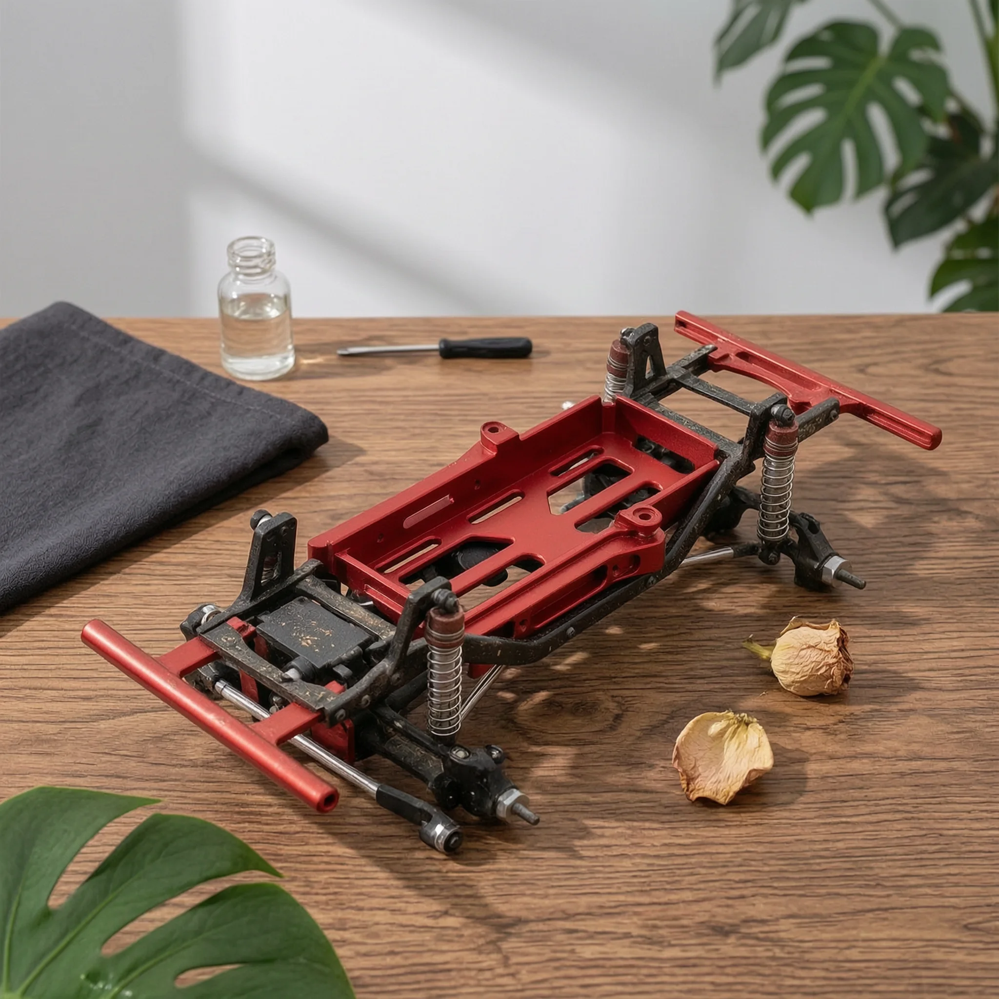 RC Battery Tray Anodized Battery Holder with Hardware Upgrade Part Machined High Quality for Hobbyists