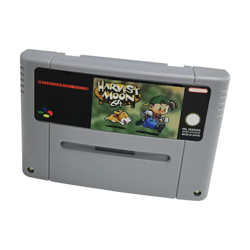 Видеоигра для HARVEST MOON SFC картридж для 16-битной игровой консоли Super Famicom Super NES SFC-PAL версия для ЕС