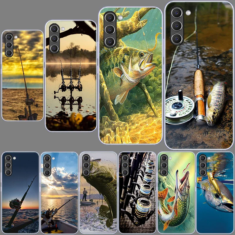 Recreational activities Carp Fishing Fish Phone Case for Samsung A54 A14 A24 A34 5G Galaxy A02S A03S A04S A12 A22 A32 A52 A72 A1