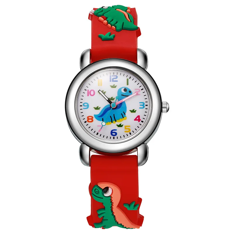 Fornitura diretta in fabbrica Commercio estero Nuovo cartone animato per bambini Silicone3DGirl Boy Orologio promozionale