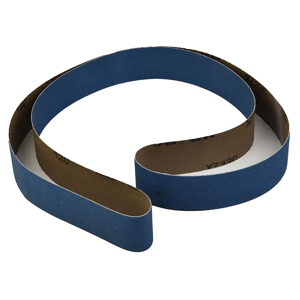 4 أحزمة كاشطة من السيراميك الخشن، 2 بوصة × 72 بوصة، 40/60/80/120 حصى، مناسبة لعملات تشغيل المعادن والطحن