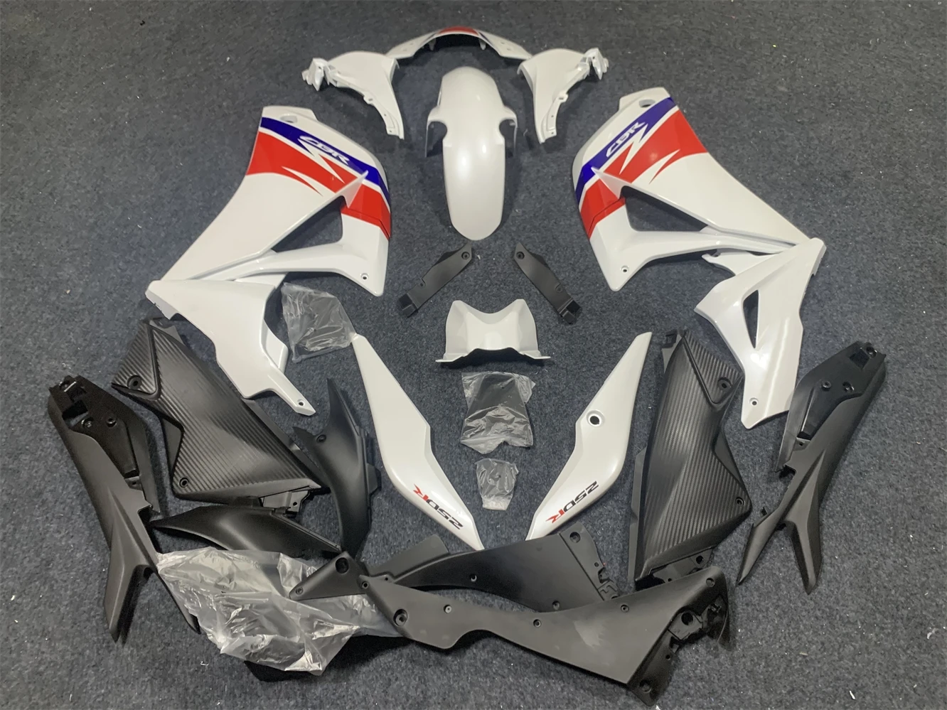 Motorcycle Fairing kit for CBR250RR 11-14 years CBR250 2011 2012 2013 2014 Fairing Pearl white Red Blue