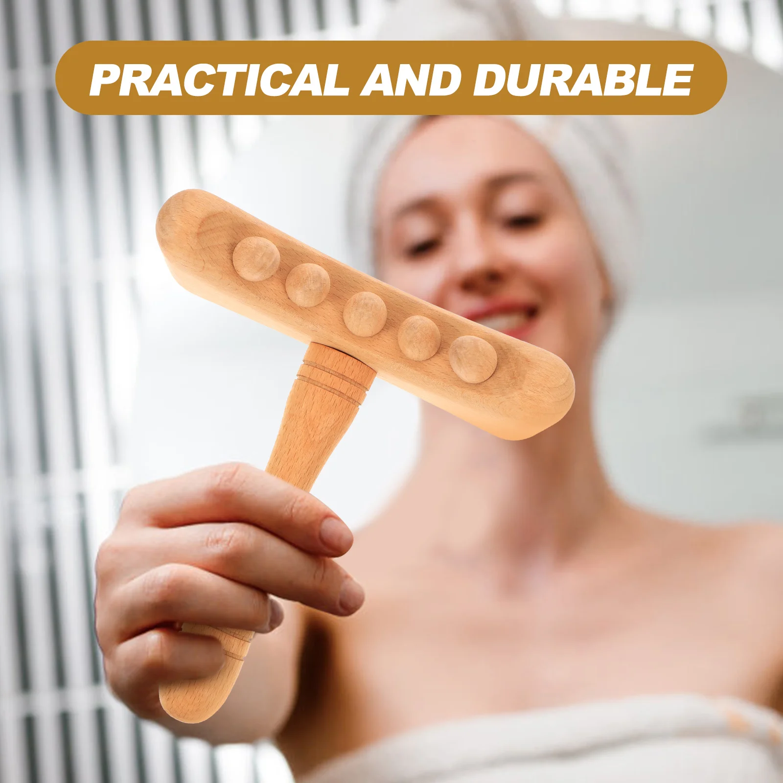 

Guasha Wooden Massage Board Neck Meridian Body Massage Tool Muscle Relax Head Back Pain Relief Guasha Wood Stick