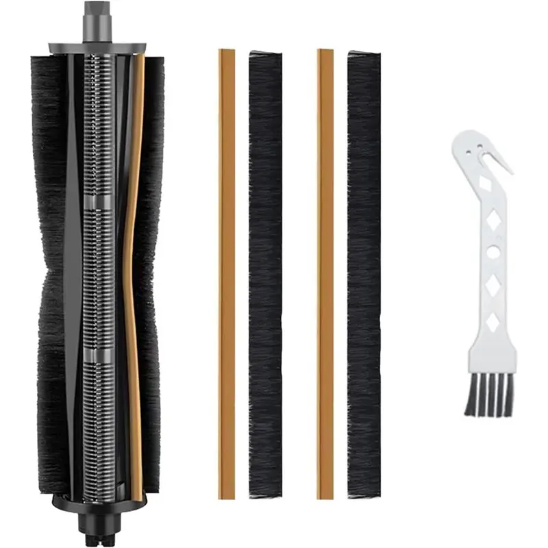 

A78E-Roller Brush For Dreame Cutting Hair Anti-Tangle Roller Brush For Dreame With Replacement Brushes And Anti-Tangling Plate.