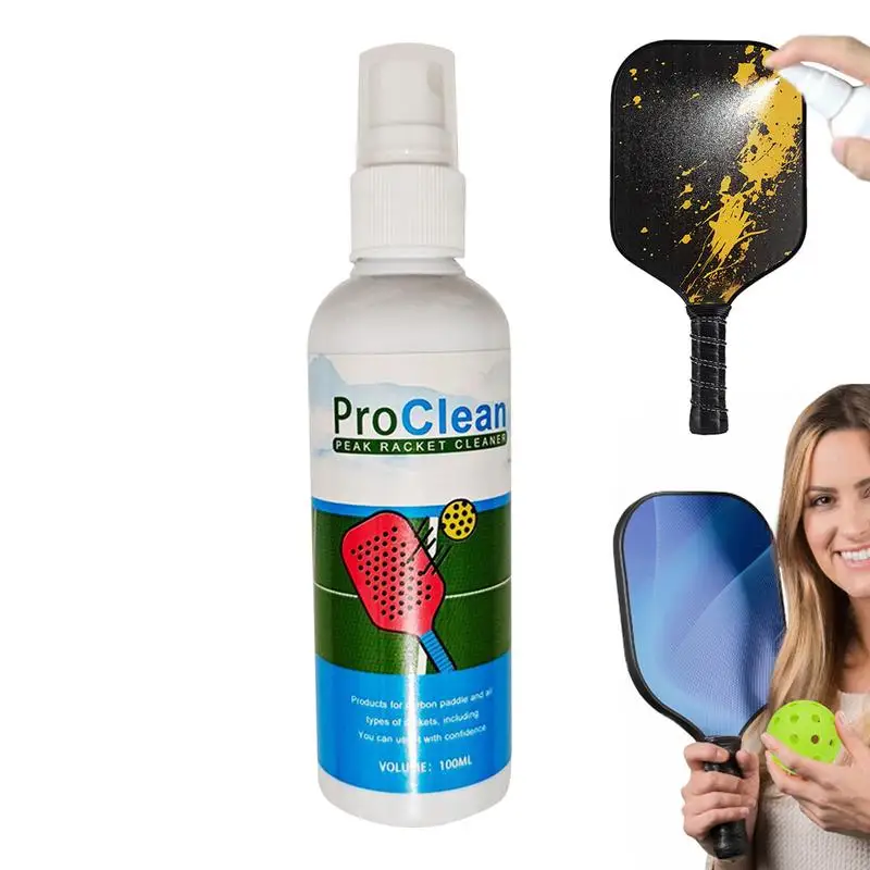 

Спрей для чистки весла Раствор для чистки весла для пинг-понга Очиститель ракеток для настольного тенниса с летучей мышью 100 мл Мощный чистящий раствор
