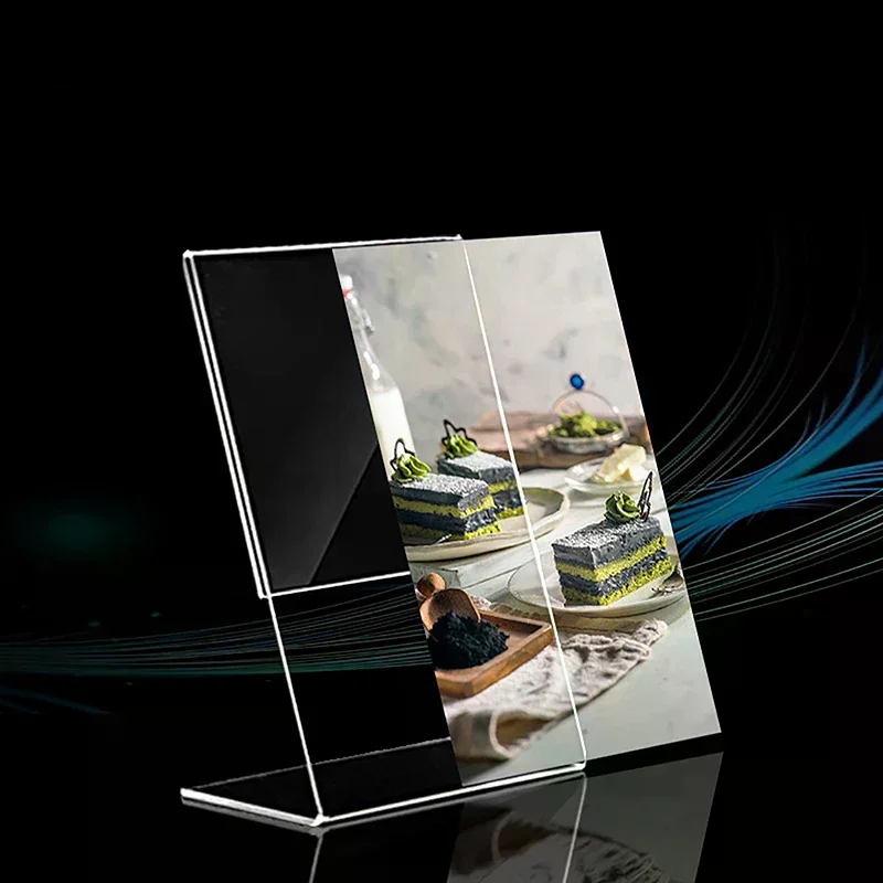 Acrylic Picture Frame Double Sided Photo Frame Idol Photocard Holder Desktop Ornament Photo Transparent