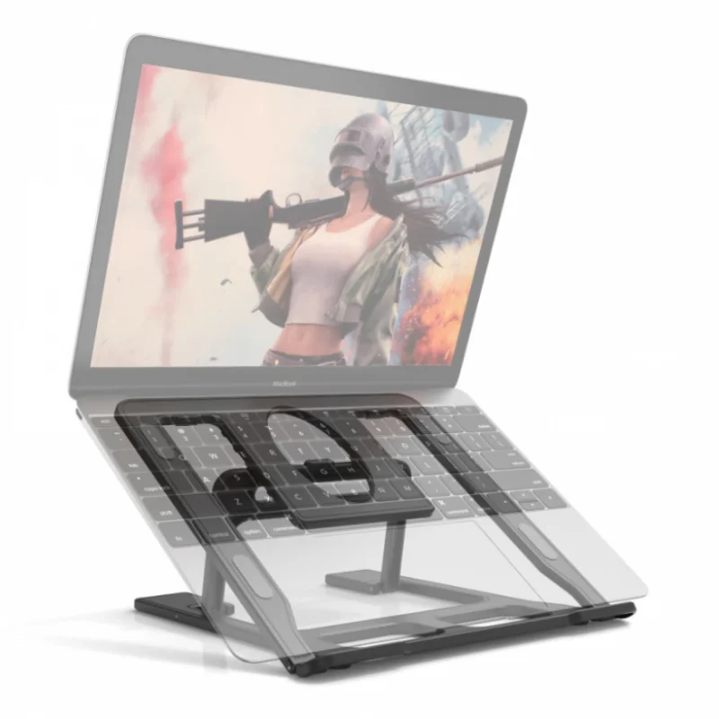 Folding Laptop Cooling Base Notebook Holder ABS Plastic Computer Stand Desktop Heighten Portable Holder Tablet Bracket