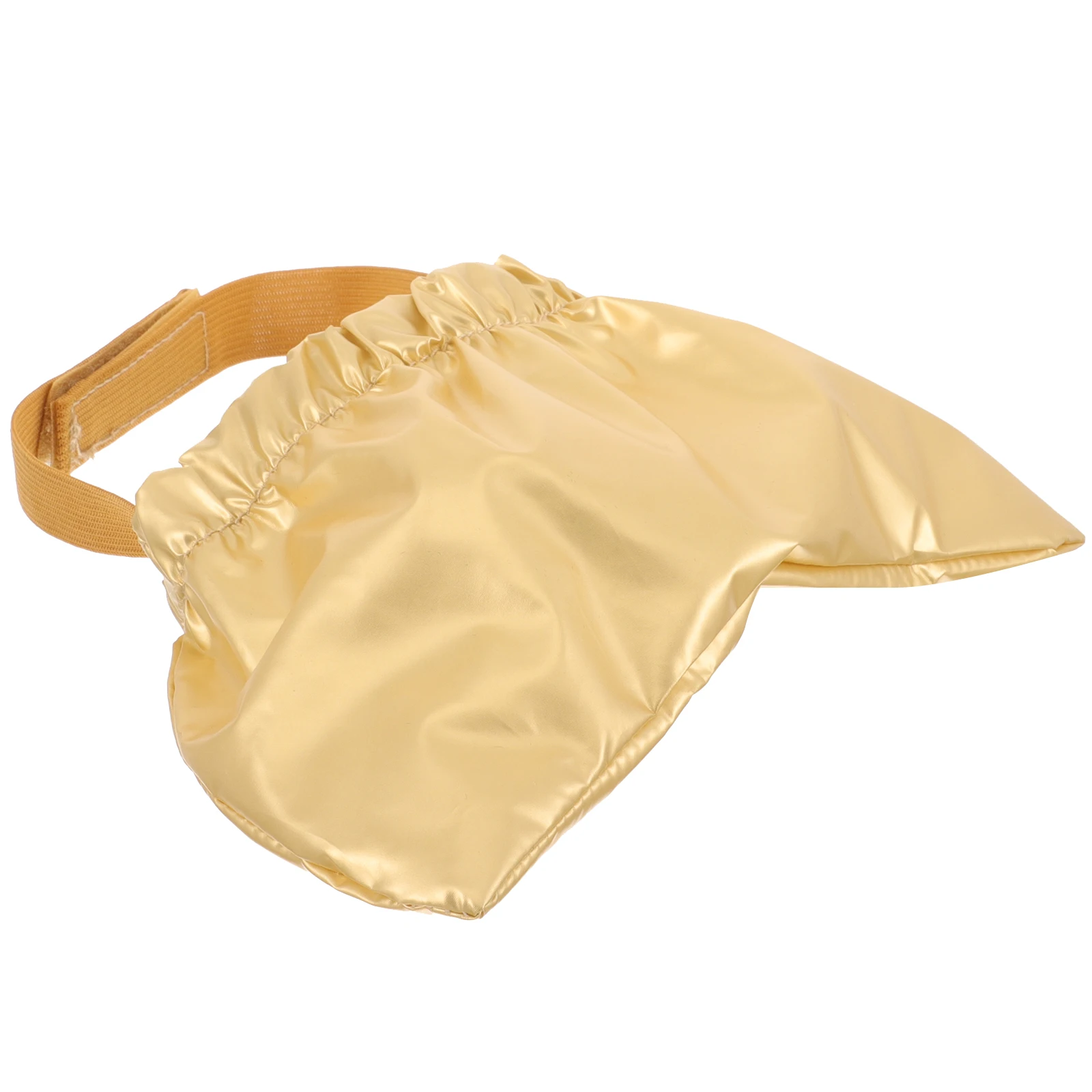 

Pet Shower Hat Golden Round Adjustable Strap Waterproof Pet Grooming Bath Accessory Dog Cover Cat Bathing