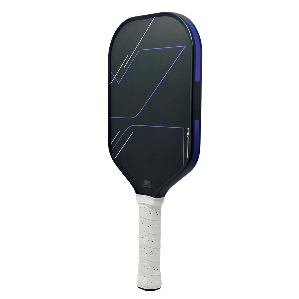 RP Q2 Series Elongated Shape Foam Surrounded by EVA 16mm Thickness Rough Toray T700 Carbon Fiber Pickleball Paddle Durable