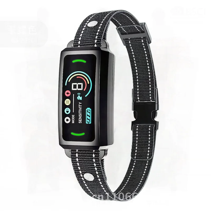 Smartpet Anti-Barking Dog Training Collar Color Screen Multi-Functional Waterproof Vibration Electric Shock Automatic for Dogs