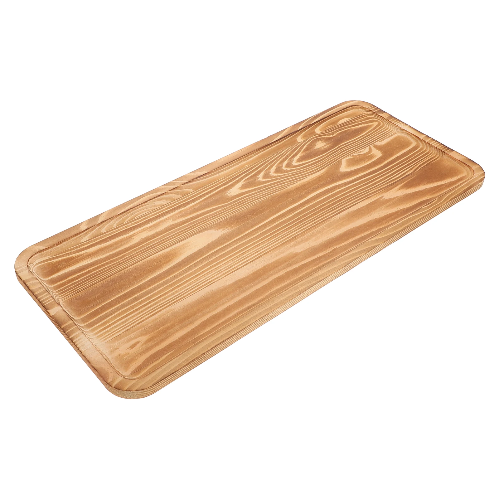 

Wooden Tray Storage Serving Platters Coffee Decor Condiment Service Vintage Home Trays Wood Dinner Drink Sturdy Practical