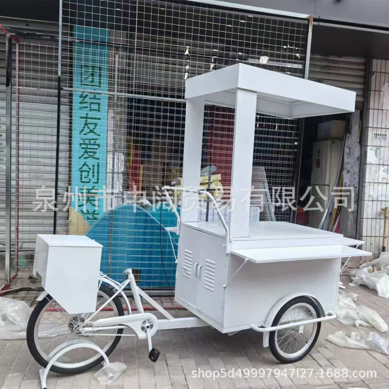 Customizable Promotional Vehicle Display Stand Market Stall Flower Stall Indoor and Outdoor Flower Shop