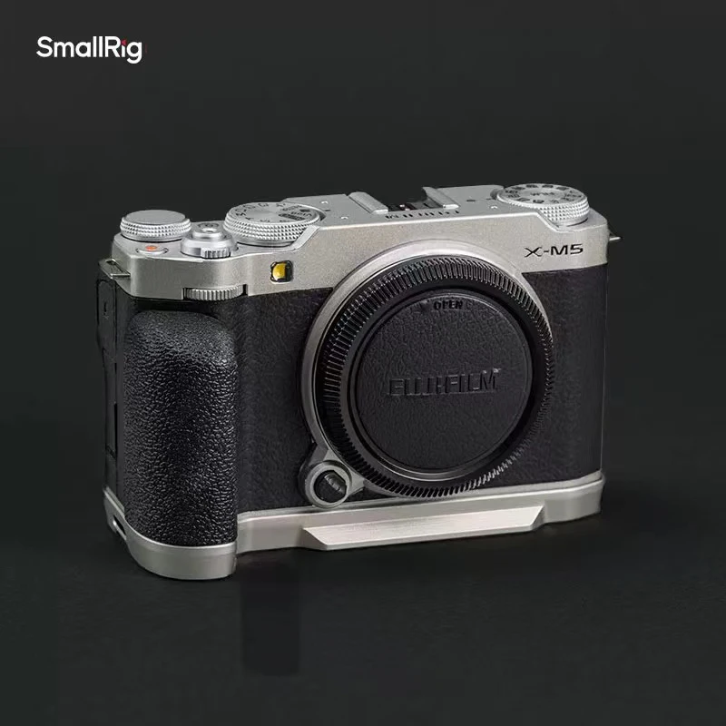 シリコンハンドル付きsmallrig l字型マウントプレート、Fujifilm X-M5に適合