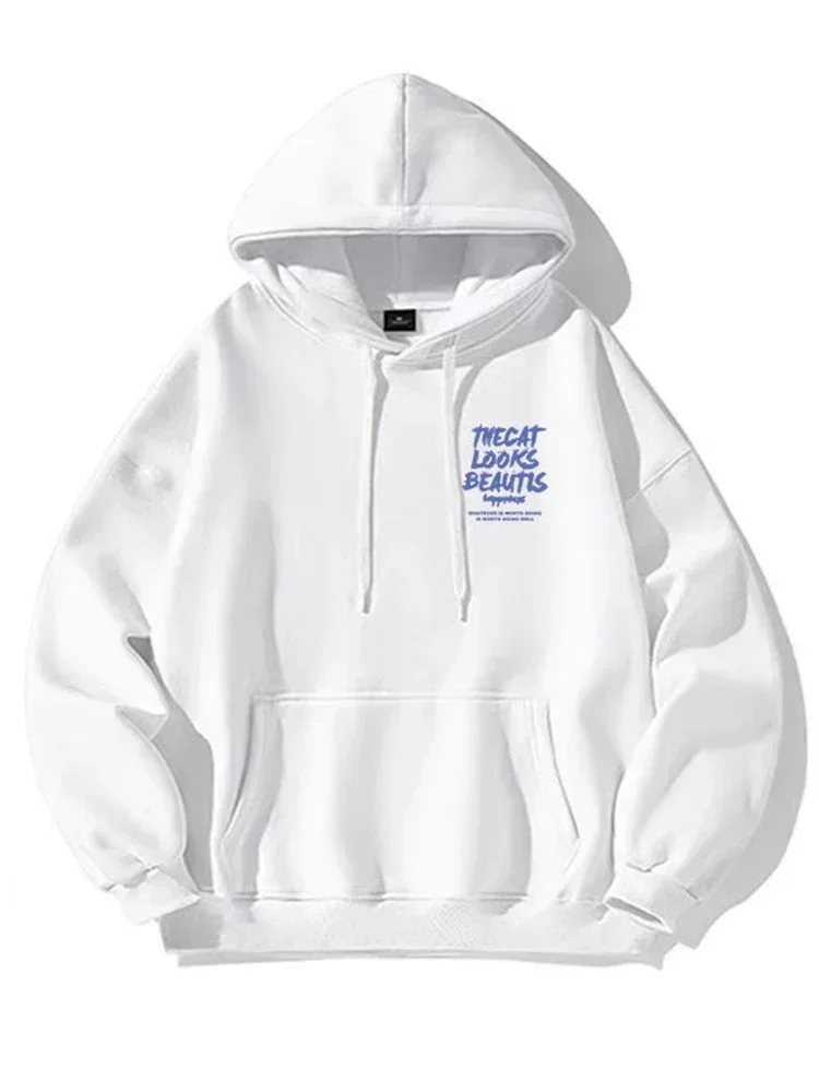 2024 Yeni Eğlence Sokak Giyim Hoodie Moda erkek Rahat Hip Hop Sokak Giyim Y2K Kazak Hoodie S-3XL