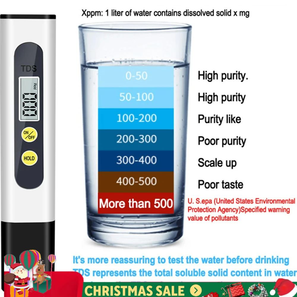 Tds Meter 0-9990Ppm…