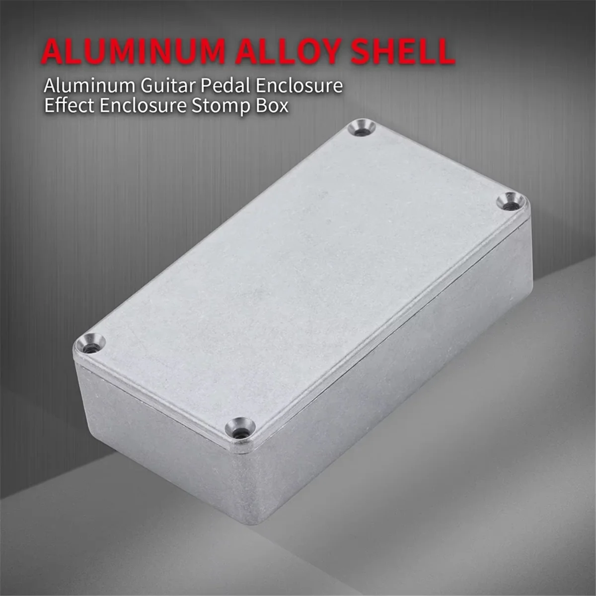QA88X 5PCS Guitar Effect Pedal Enclosure 1590B Aluminum Diecast Stomp Box Toggle Switch Box Case