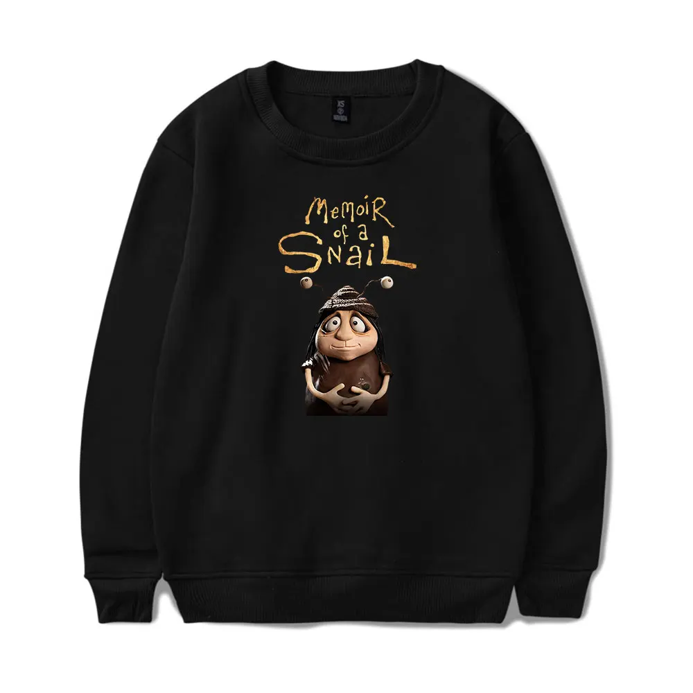 مذكرات سويت شيرت Snail MerchSweatshirt كاجوال بياقة دائرية وأكمام طويلة ملابس الشارع #1
