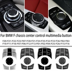 Cubierta de repuesto de botón de Control Multimedia iDrive para consola Interior de coche para BMW F, chasis 1, 2, 3, 4, 5, 6, 7 Series X1, X2, X3, X4, X5, X6