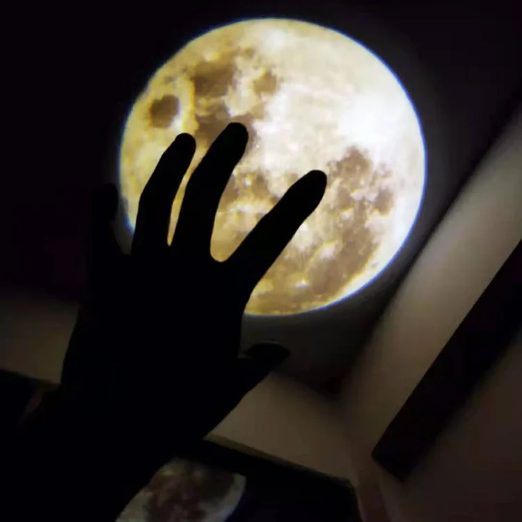 LED Earth Moon Projection Lamp Star Projector Planet Projector sfondo Atmosphere Led Night Light for Kids Bedroom Wall Decor