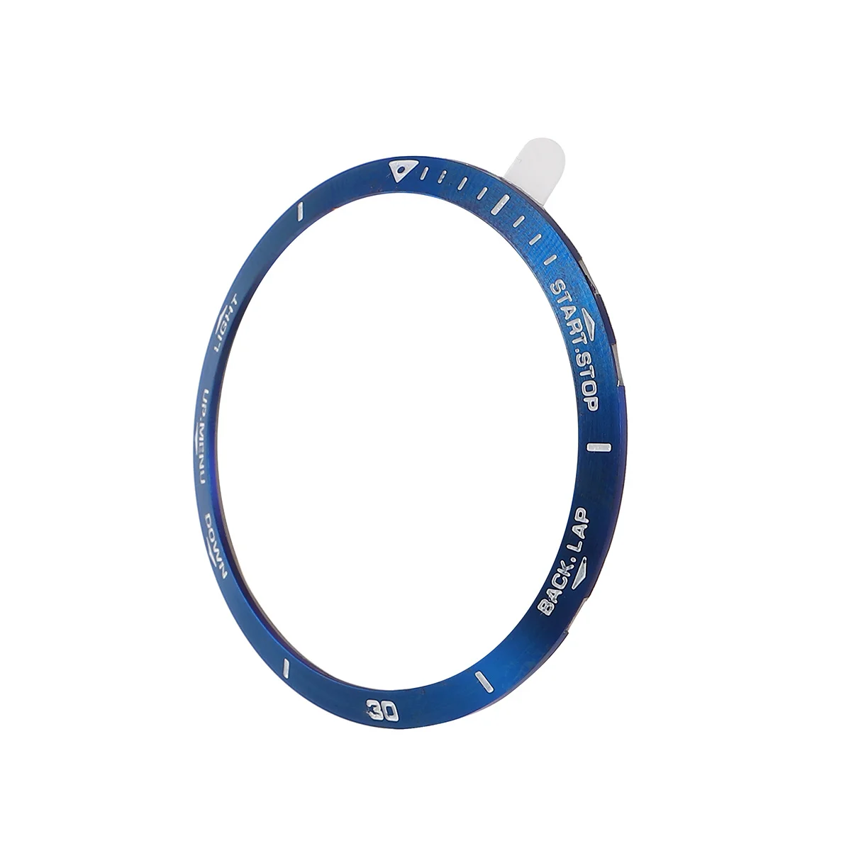 Modieuze horlogekast Metalen ring voor 5, duurzaam roestvrij staal Beschermend frame Bezel Ring Horloge beschermhoes