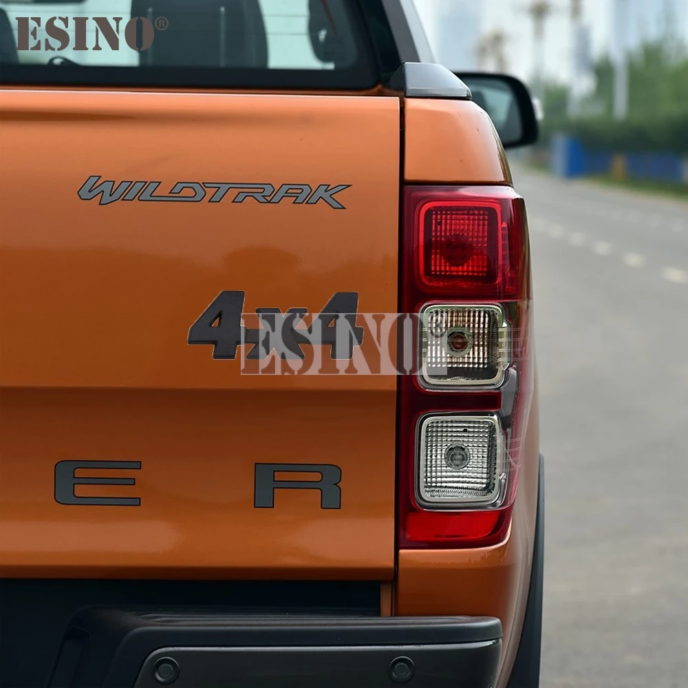 

New 3D 4X4 Metal Zinc Alloy Rear Trunk Fender Adhesive Badge Tailgate Displaceme Decorative Emblem