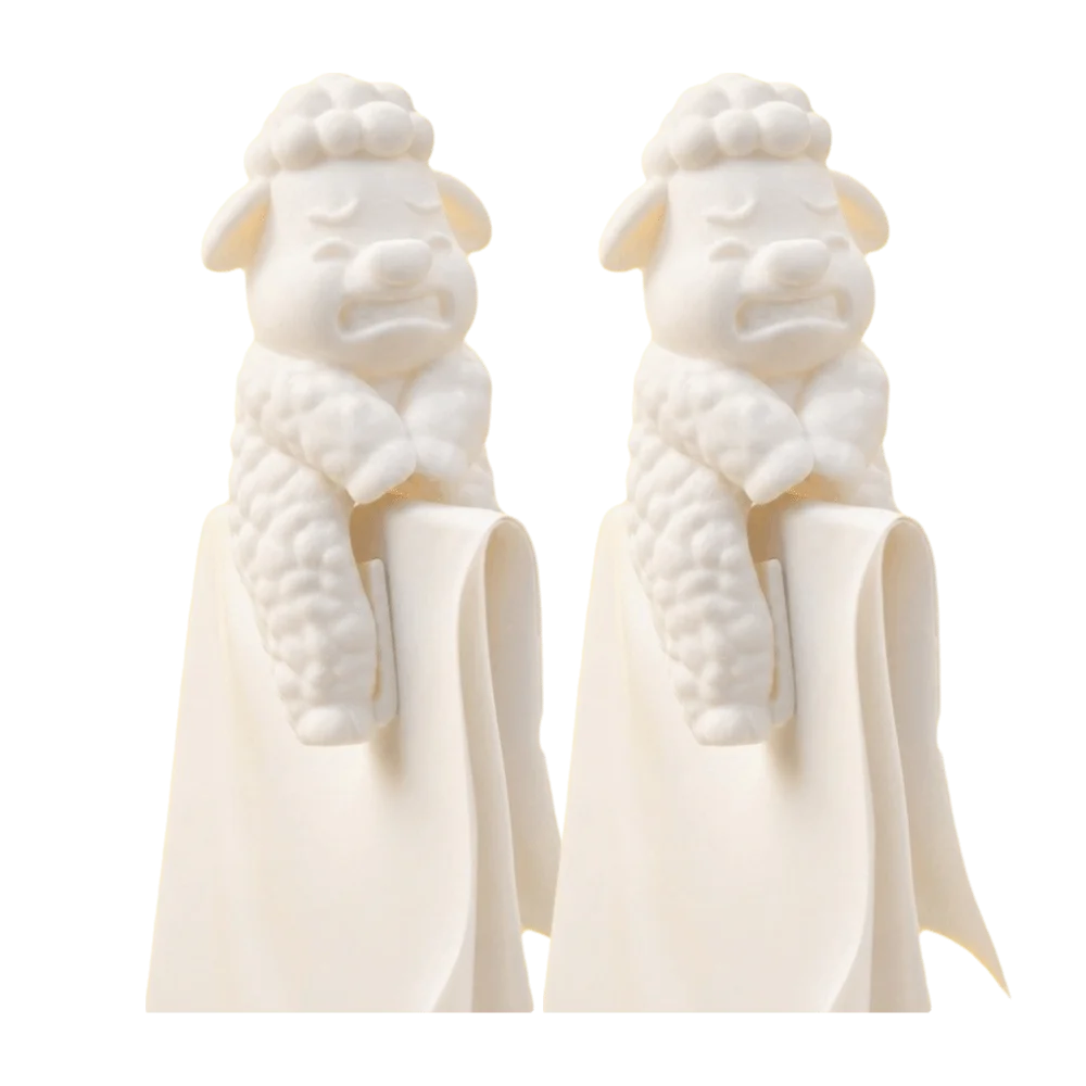 2pcs Reusable 3D Printed Farm Animal Bag Clip Sheep Funny Bag Sealing Clips Chicken Pig Magnet Food Clips Chip Clips