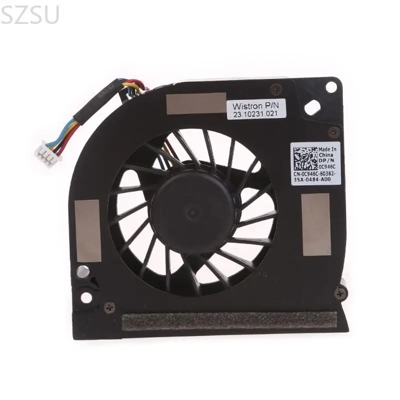 SZSU 1PC Replacement CPU Cooling Fan for Dell E5500 E5400 DFS531305M30T Notebook Radiator DC5V 4Pin 4wire Laptop