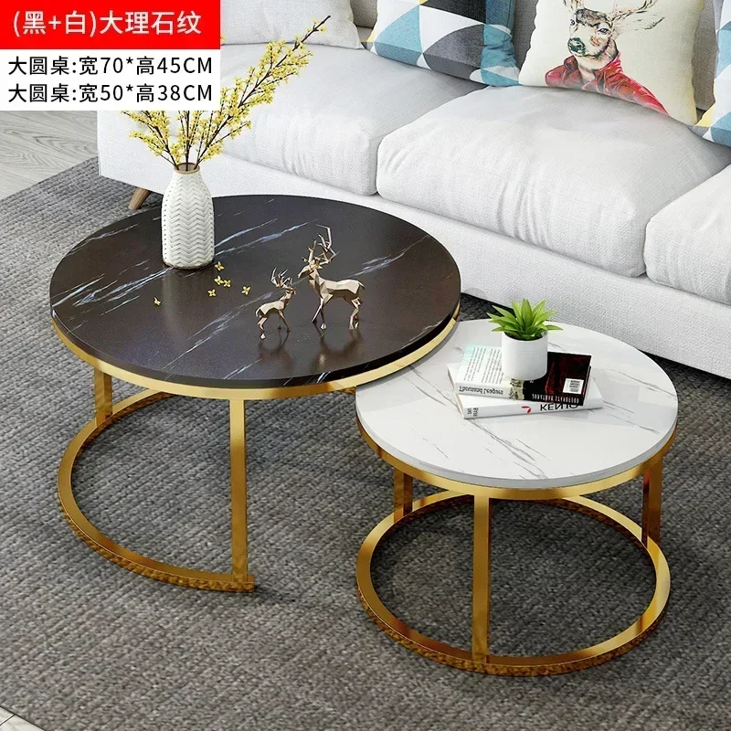 Coffee Table Nordic Round Coffee Table Modern Kitchen Living Room Balcony Extendable Mesa De Centro Sala Table Basse En Bois