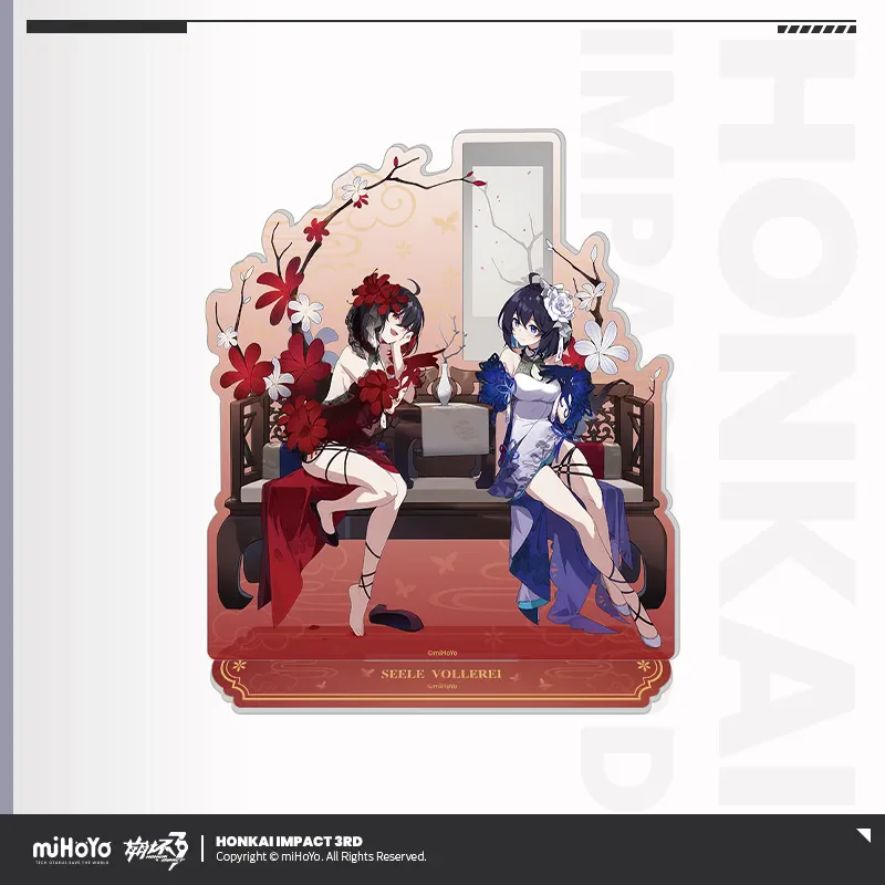 Anime Game Honkai Impact 3rd Official miHoYo Original BASS Theme Series Acrylic Stand Decorate Seele Desktop accessories Gift