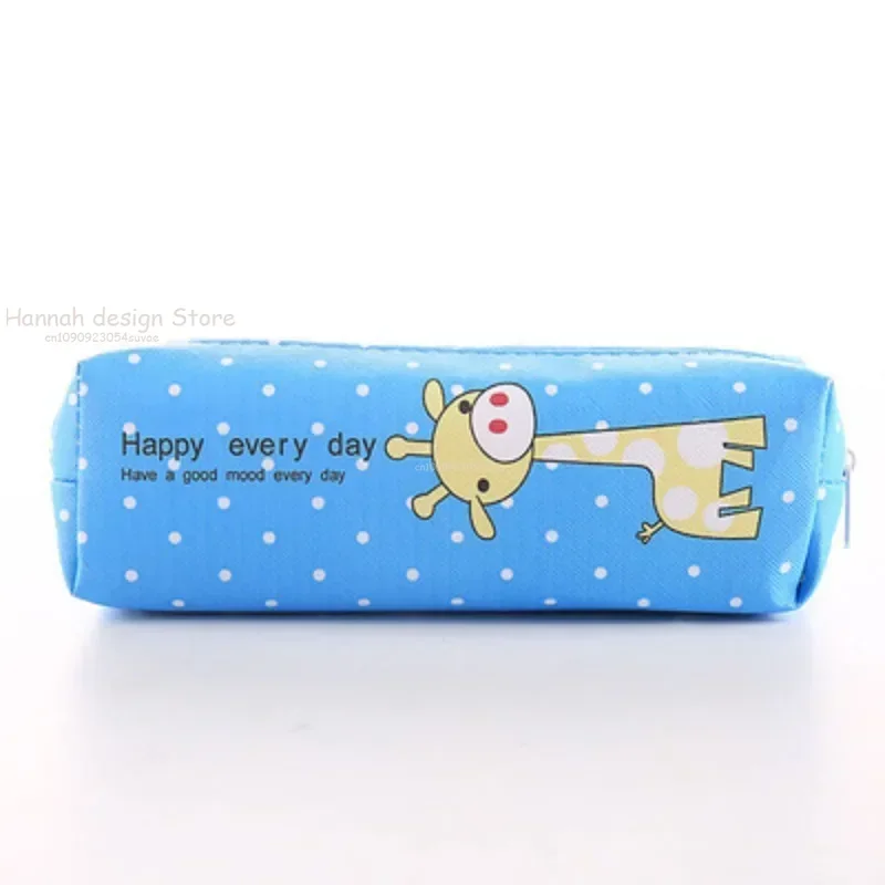 Pink Cartoon animal Pencil Cases Classic Pen Box Bags for Student Big Capacity School Supplies Gift Pencilcases