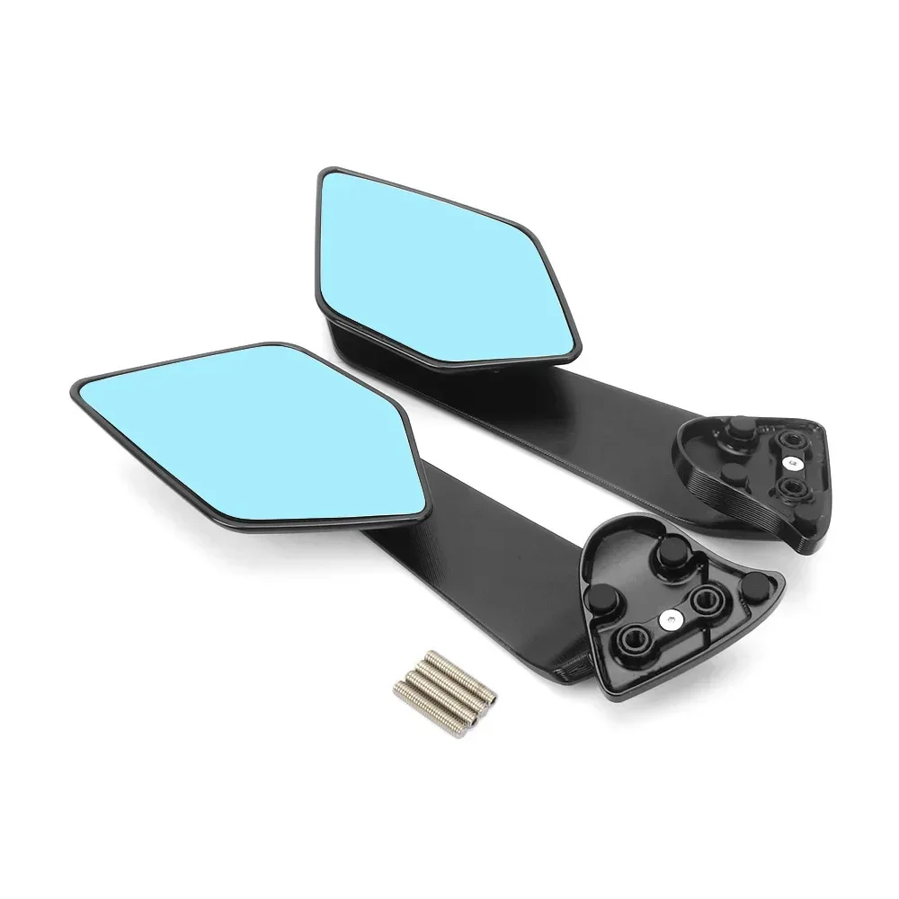 

Motorcycle Black Accessories Mirrors Stealth Mirror To Rotate Adjustable Mirrors For Yamaha YZF R1 YZF R1 M 2020-2025
