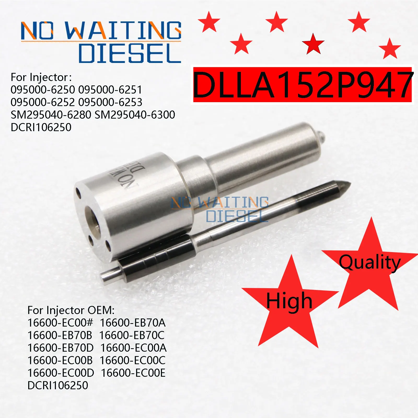

DLLA152P947 топливная лампа 152P947, сопло с общей топливной магистралью DLLA 152 P947 для инжектора 0950006250 0950006251