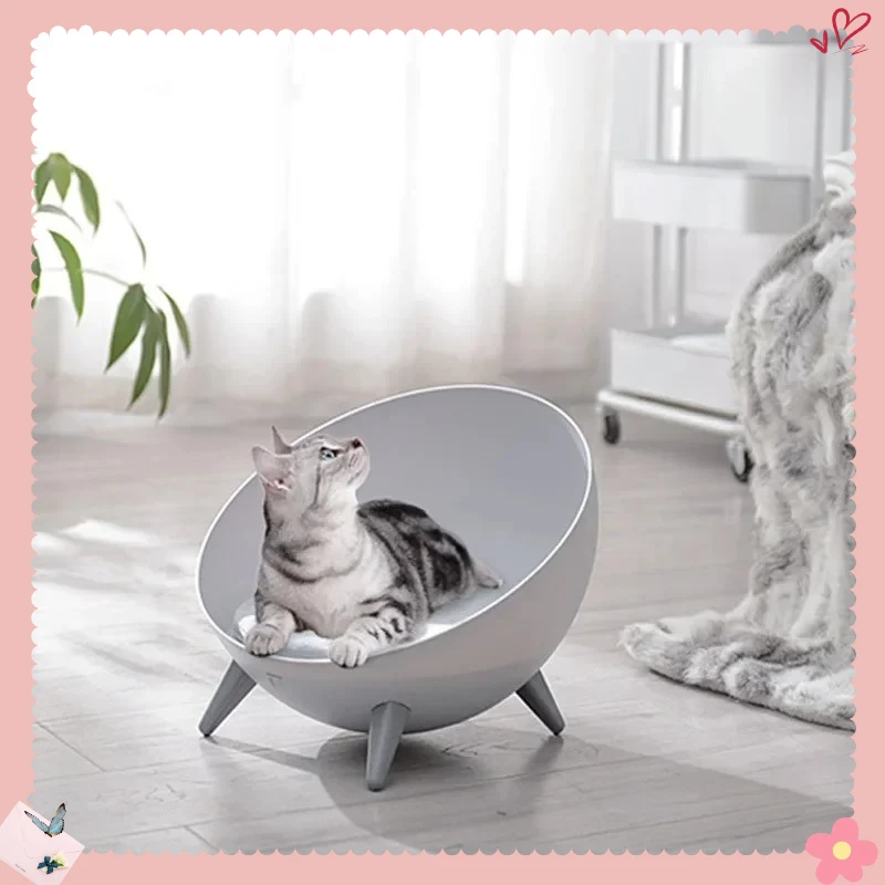 

Cat Litter Warm in Summer Removable and Washable Hemispherical Cat Litter for Small Dogs and Cats Pet Products
